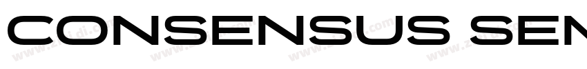 Consensus SemiBold字体转换 Consensus SemiBold字体转换